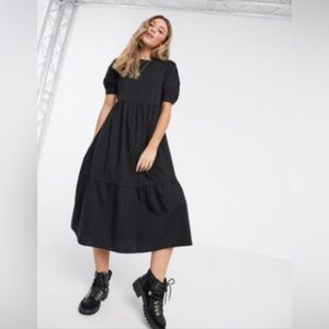 Newlook midi poplin smock dress